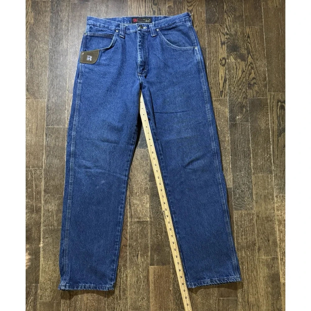 Wrangler Riggs Workwear Blue Jeans Men's Size 33x32 Dura Shield Denim